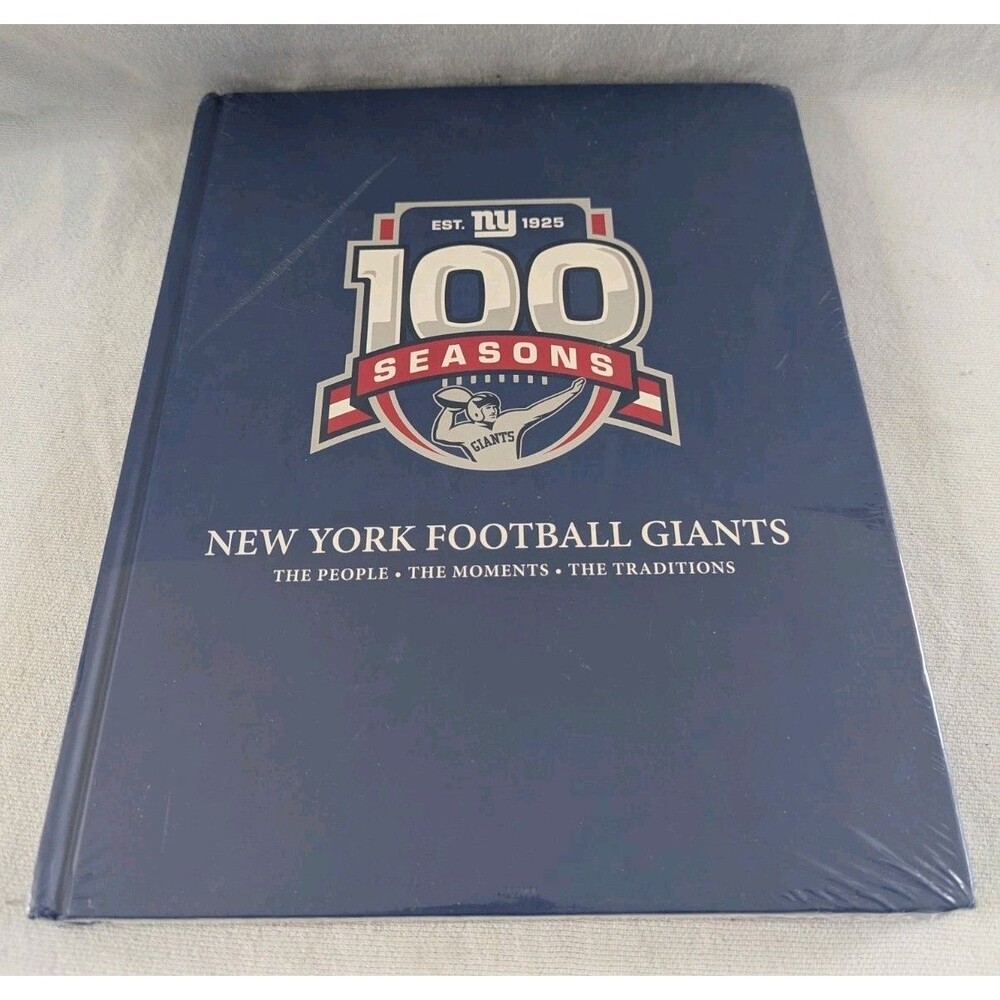 New York Giants 100 Seasons Hardcover Book NFL Football History Brand New Sealed